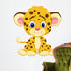 Baby Leopard Cartoon Wall Decal