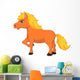 Cute Pony Horse Cartoon Wall Decal