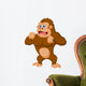 Gorilla Cartoon Wall Decal
