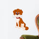 Dog with Bone Wall Decal