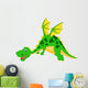 Happy Dragon Cartoon Flying Wall Decal