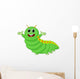 Cute Caterpillar Cartoon Wall Decal Design 2