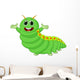 Cute Caterpillar Cartoon Wall Decal Design 2