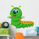 Cute Caterpillar Cartoon Wall Decal Design 1