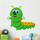 Cute Caterpillar Cartoon Wall Decal Design 1