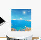 Sun and Turquoise Sea Wall Decal