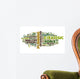 Strategy Text Cloud Wall Decal