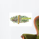 Strategy Text Cloud Wall Decal