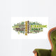 Strategy Text Cloud Wall Decal