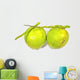 Green Coconuts over White Wall Decal