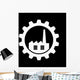 Industrial Icon Wall Decal Design 1