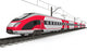 Modern High Speed Train Wall Decal
