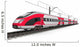 Modern High Speed Train Wall Decal