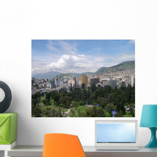 Panorama Quito Capital Ecuador Wall Decal