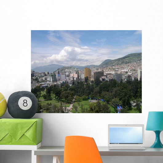 Panorama Quito Capital Ecuador Wall Decal