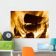 Burning Logs Fireplace Wall Decal
