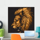 Zodiac Leo Black Wall Decal