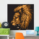 Zodiac Leo Black Wall Decal