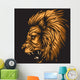 Zodiac Leo Black Wall Decal