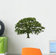 Abstract Summer Oak Tree Wall Decal