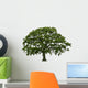Abstract Summer Oak Tree Wall Decal