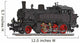Steam Locomotive Wall Decal