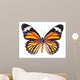 Monarch Butterfly White Wall Decal