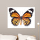 Monarch Butterfly White Wall Decal