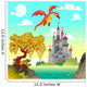 Fantasy Landscape with Castle Wall Decal