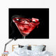 Red Bloody Halloween Cocktail Wall Decal