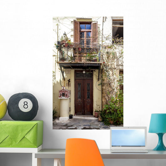 Narrow Streets Chania Greece Wall Decal