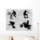 Extreme Sport Silhouettes Vector Wall Decal