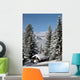 Mountain Village Snow Wall Decal Design 2