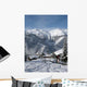 Mountain Village Snow Wall Decal Design 1