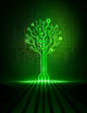 Circuit Tree Wall Decal
