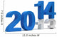 2014 3D Render Wall Decal