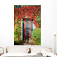 Colorful Rustic Door Covered Wall Decal