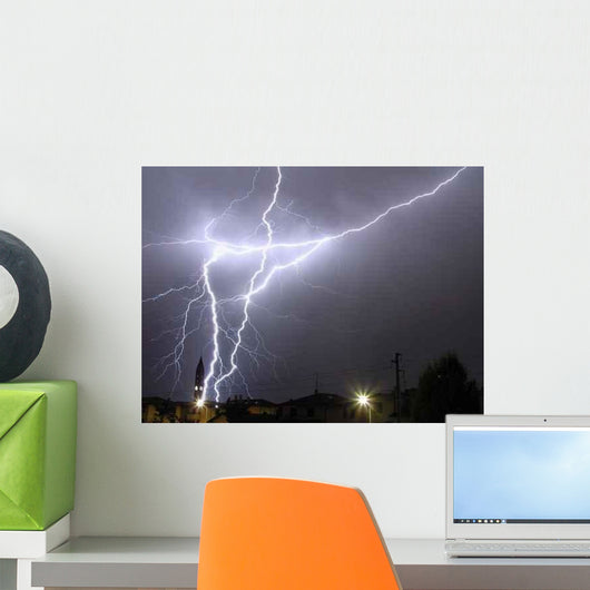 Lightning 2 Wall Decal
