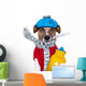Sick Dog with Fever Wall Decal
