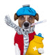 Sick Dog with Fever Wall Decal