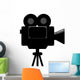 Movie Camera Wall Decal Design 2