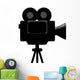 Movie Camera Wall Decal Design 2
