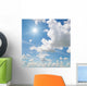 Sun Blue Sky with Wall Decal