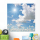 Sun Blue Sky with Wall Decal
