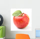 Apple with Leaf Wall Decal