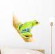Frog Macro Red-eyed Tree Wall Decal Design 2