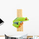 Frog Macro Red-eyed Tree Wall Decal Design 1