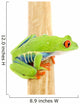 Frog Macro Red-eyed Tree Wall Decal Design 1