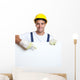 Construction Worker Wall Decal