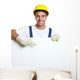 Construction Worker Wall Decal
